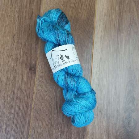 Ferme Récréative Caza et Alpagas - Laine en fibre d'alpaga Vivid Blue