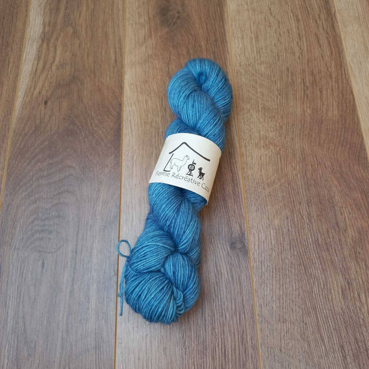 Fingering Sock Yarn – Alpaca & Nylon – Blue Lagoon