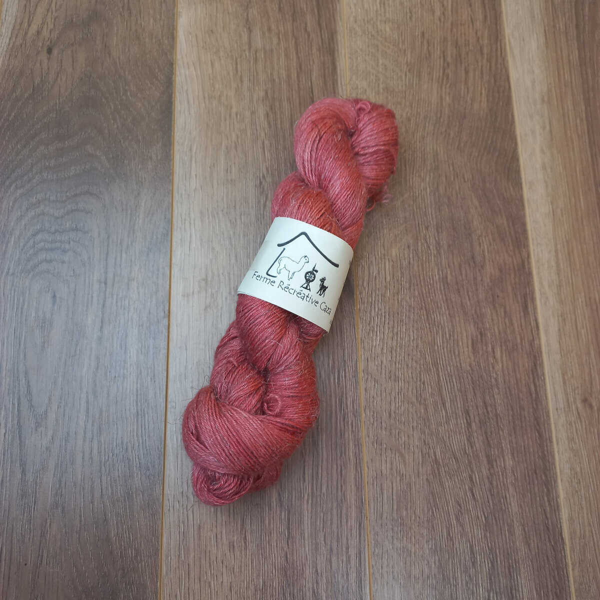Fingering Knitting Yarn - Alpaca, Linen and Silk - Old Rose
