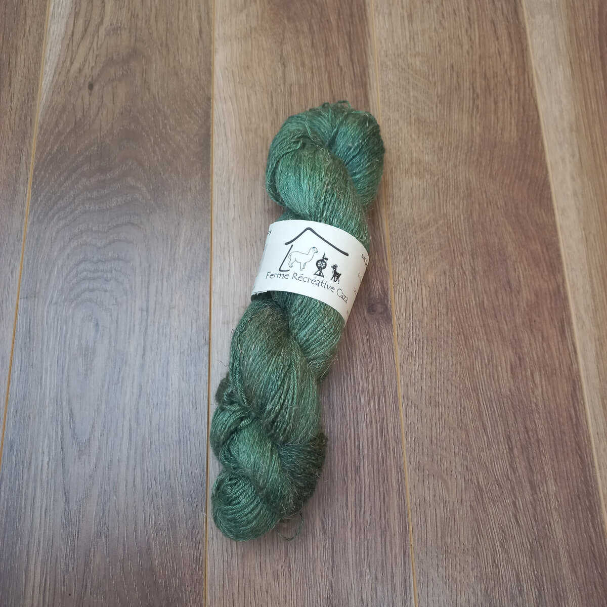 Fingering Knitting Yarn - Alpaca, Linen and Silk - Boreal Greenery