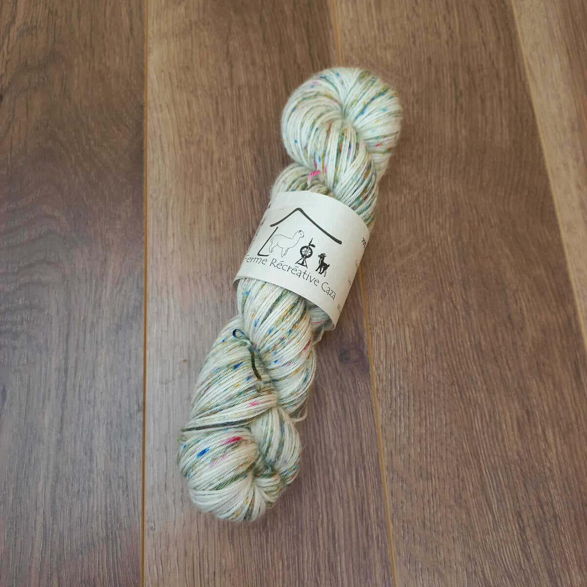 Fingering Sock Yarn – Alpaca and Nylon – Festive Grass