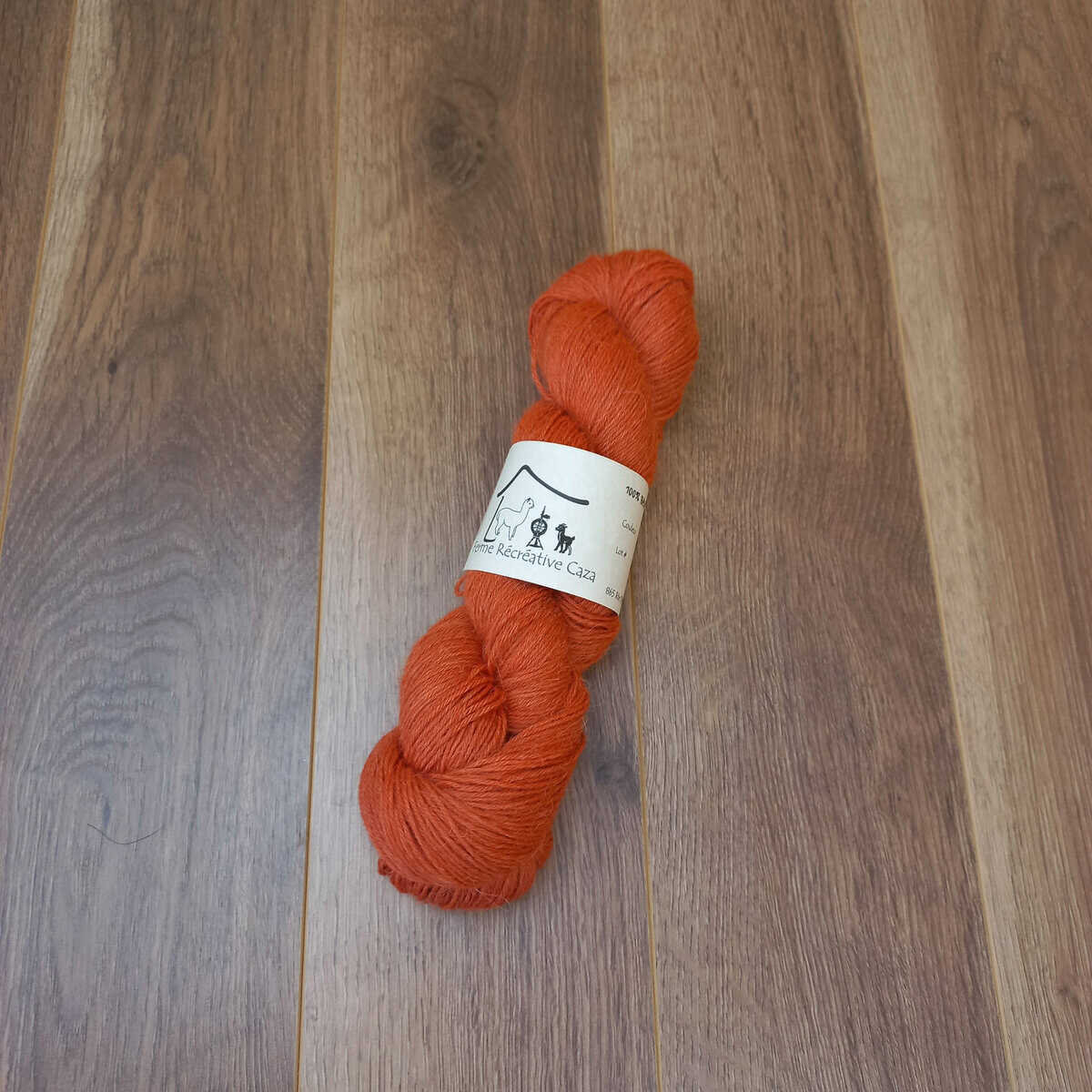 Fingering Sock Yarn – Alpaca & Nylon – Autumn Pumpkin