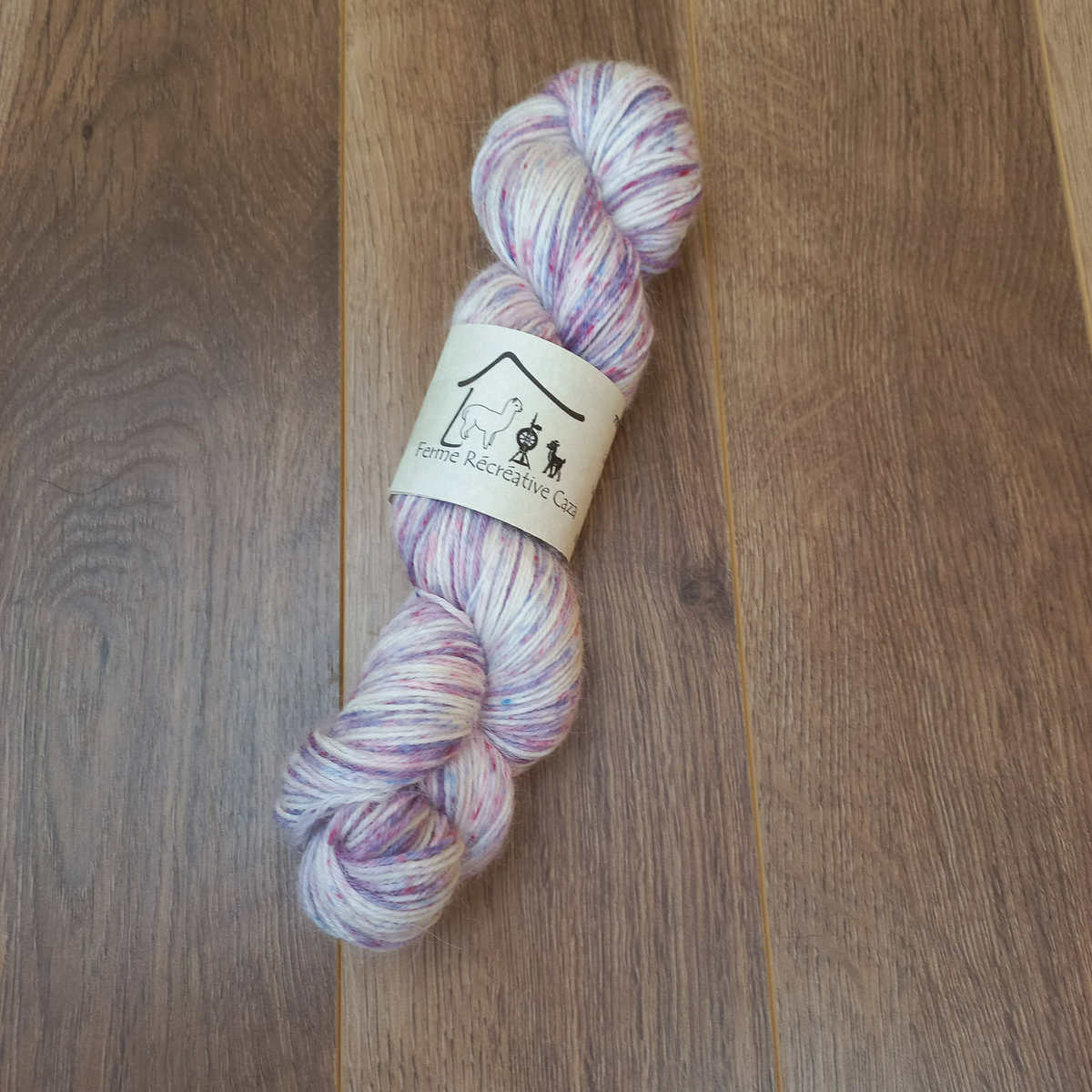 Fingering Sock Yarn – Alpaca & Nylon – Dusty Rose Lilac