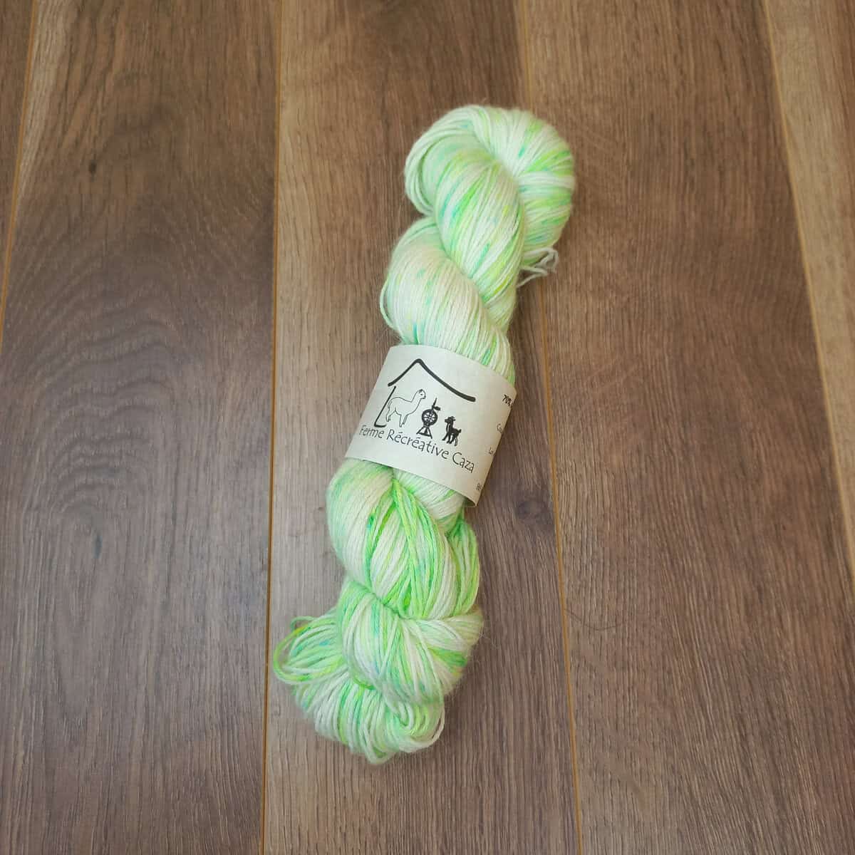 Fingering Sock Yarn – Alpaca & Nylon – Citrus Sorbet