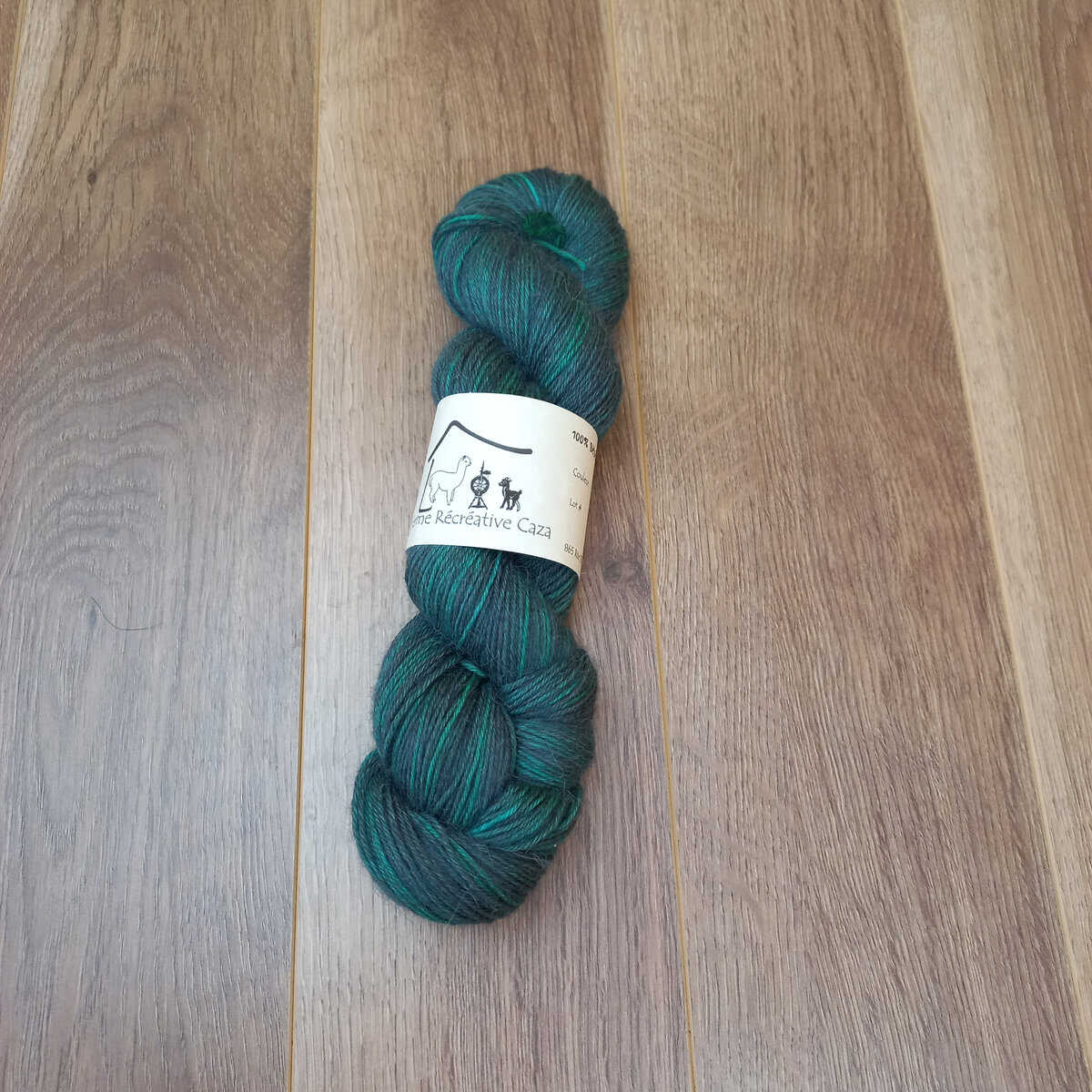 Fingering Sock Yarn – Alpaca & Nylon - Shadow Green