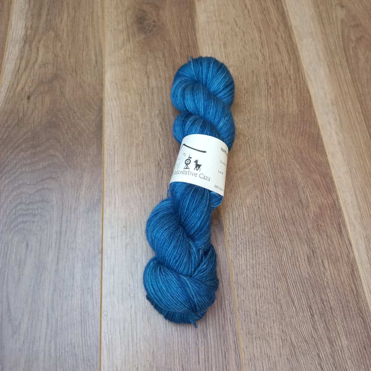 Fingering Weight Yarn – Alpaca – Mineral Blue