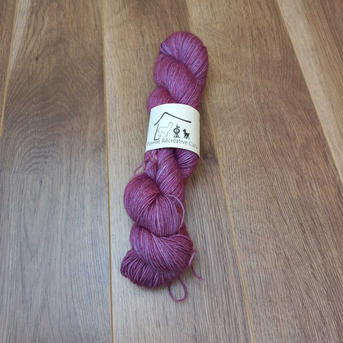 Fingering Weight Yarn – Alpaca – Rosy Plum