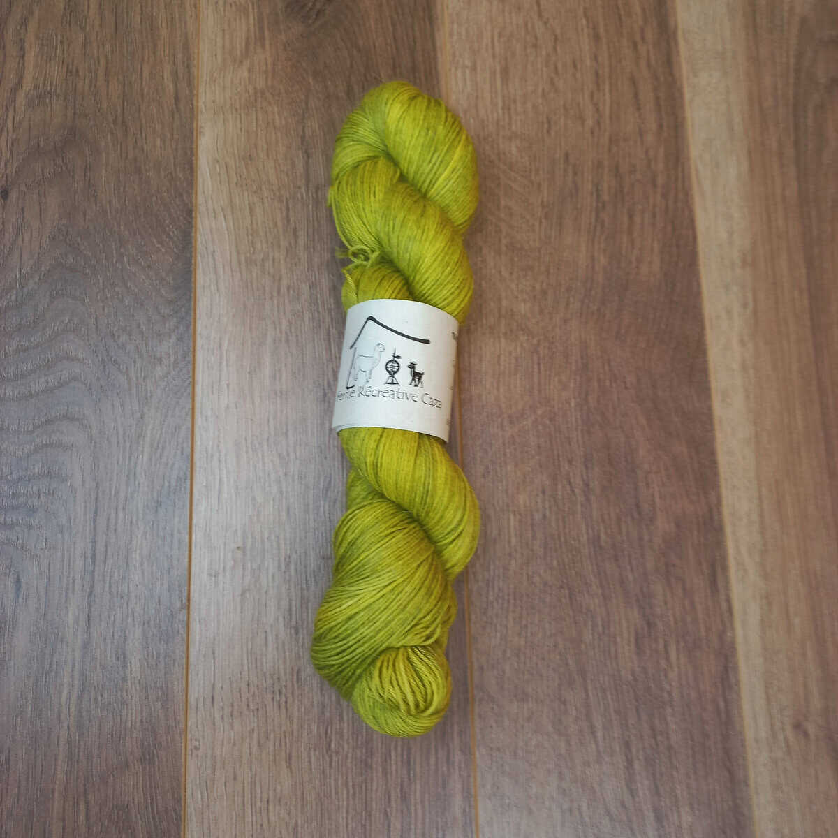 Fingering Weight Yarn – Alpaca – Warm Green