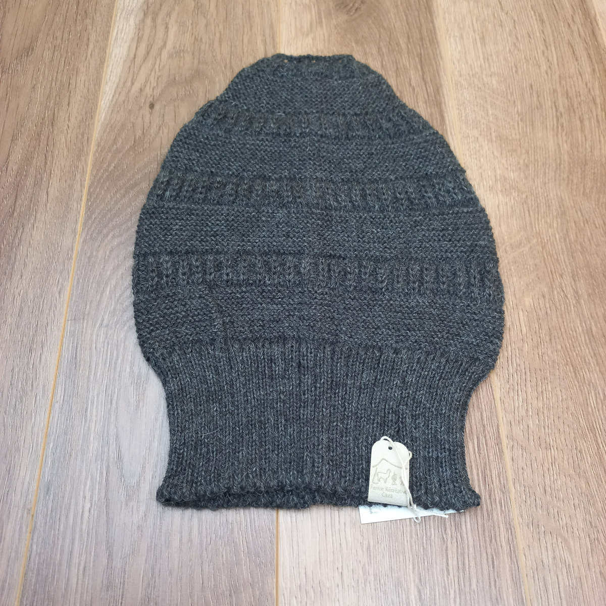 Alpaca Messy Bun Hat – 100% Alpaca - Image 3