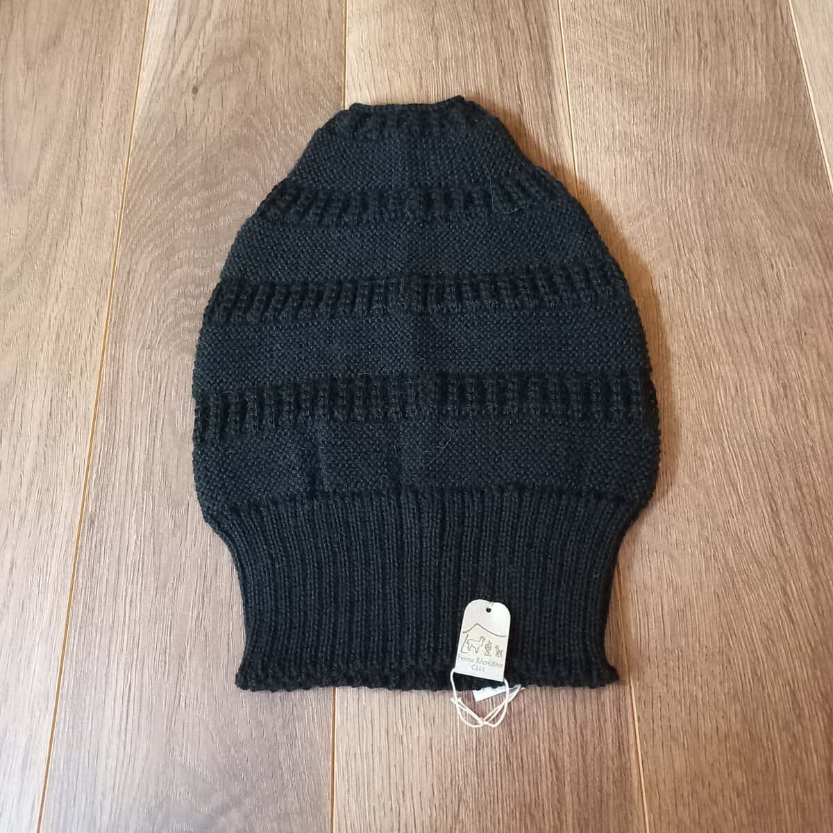 Alpaca Messy Bun Hat – 100% Alpaca - Image 6