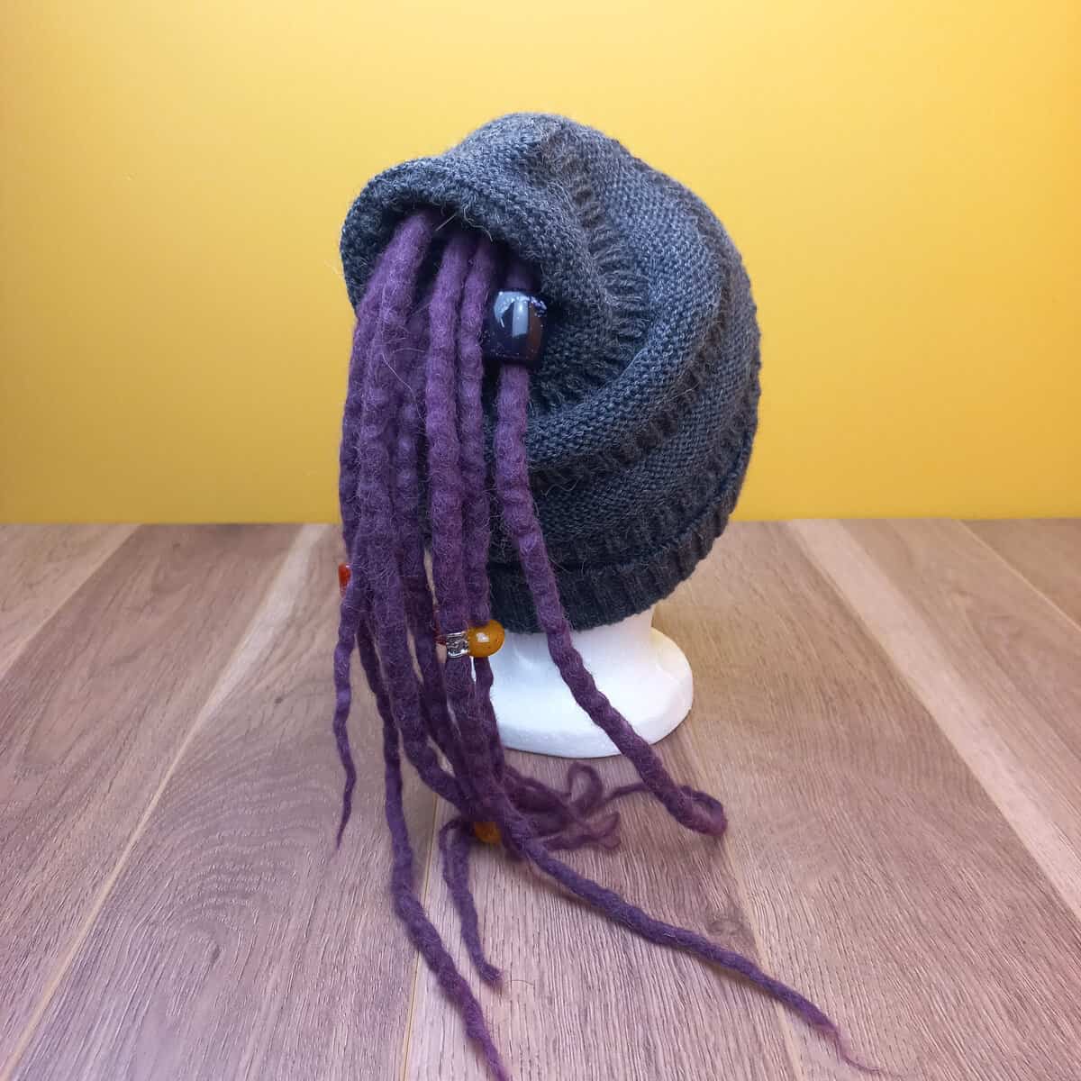 Alpaca Messy Bun Hat – 100% Alpaca - Image 2