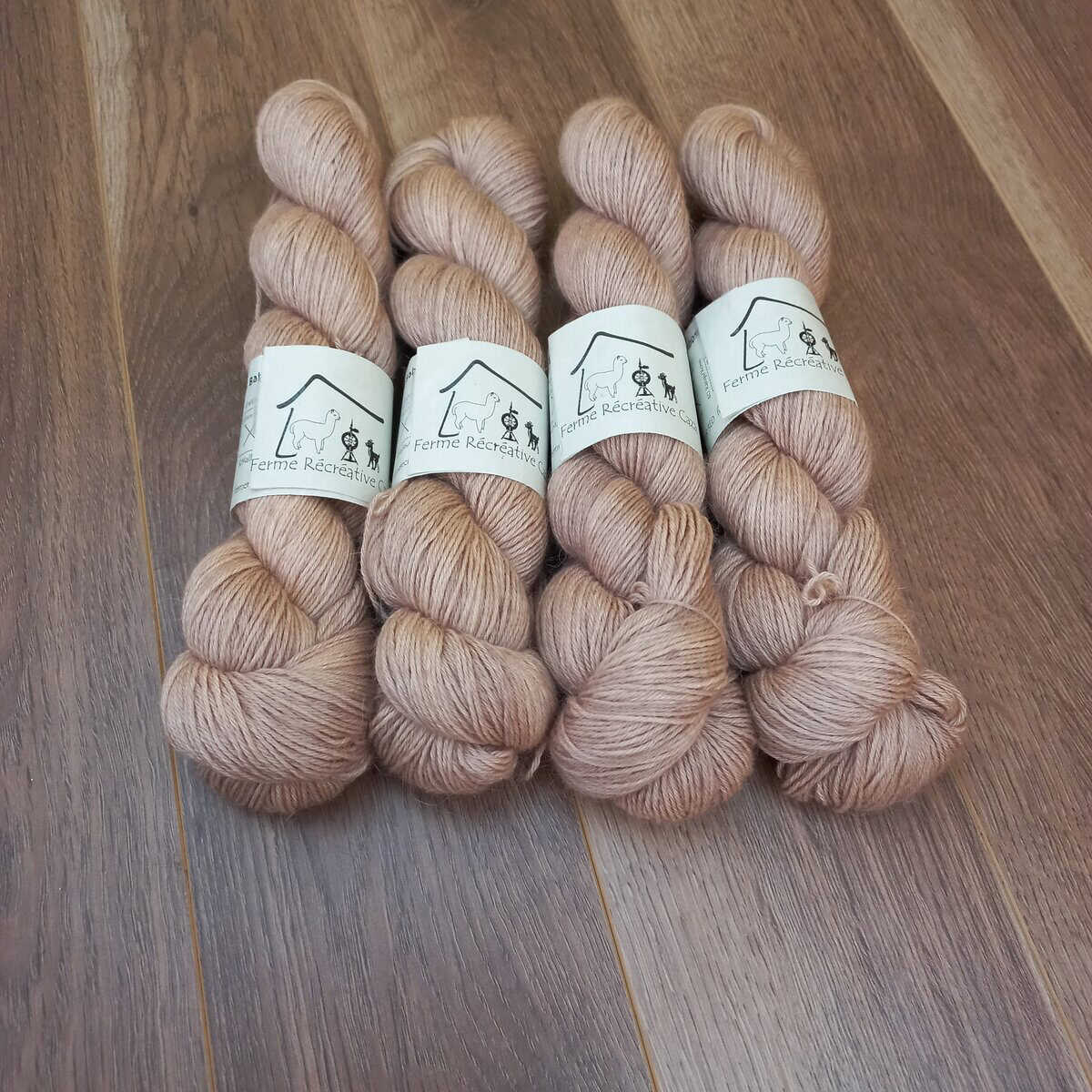 Fil à tricoter Fingering - lot 1- 100% alpaga