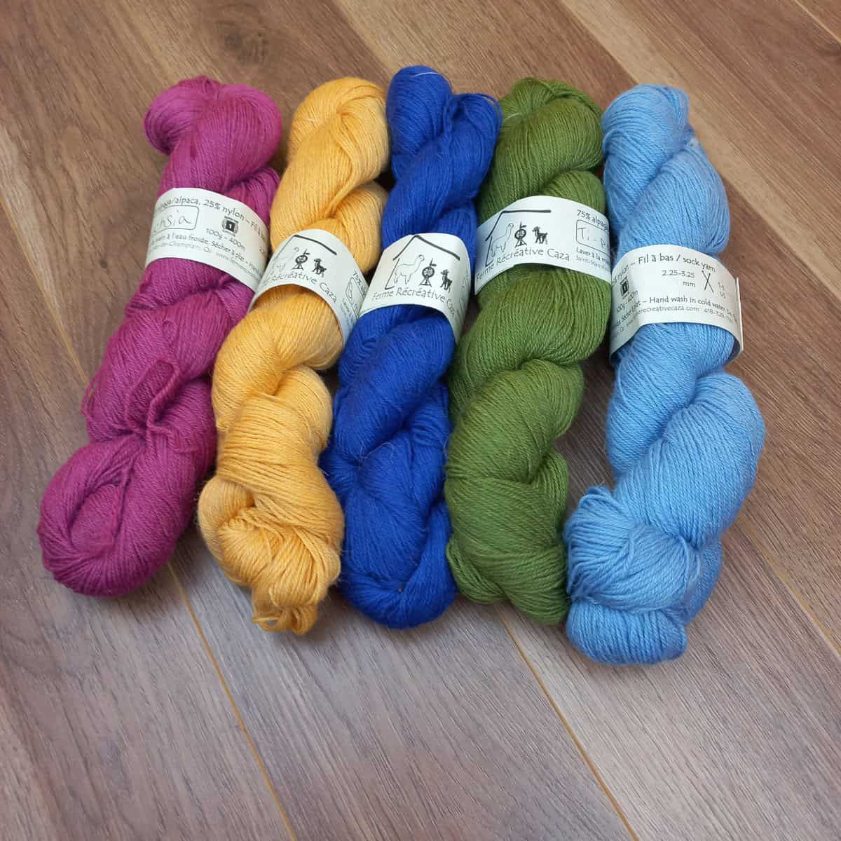 Fil à bas - Lot 22 - Alpaga et Nylon