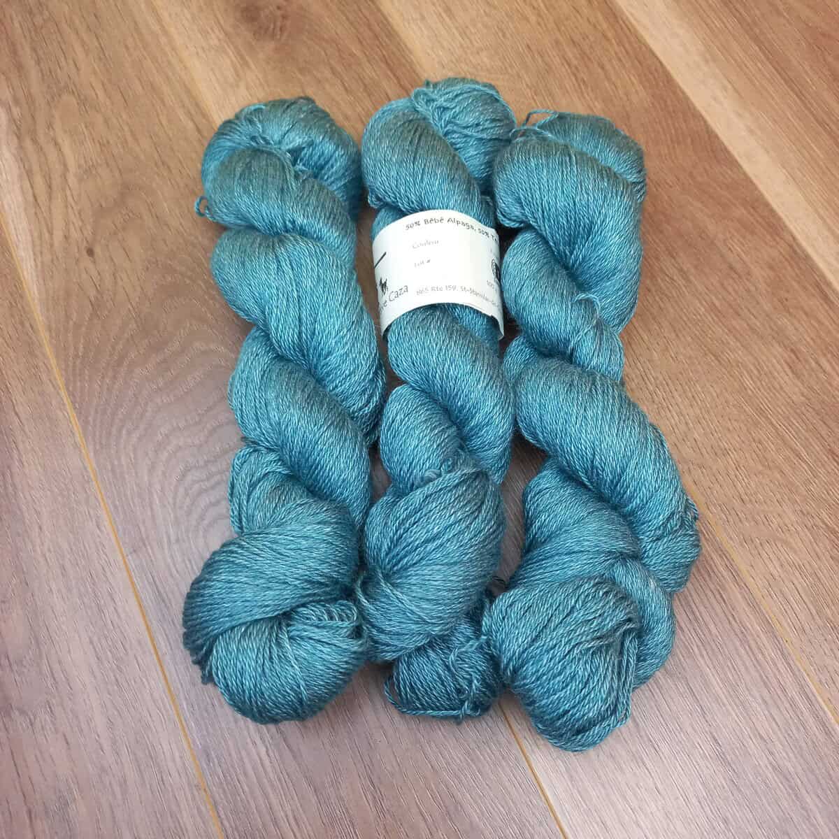 Fil à tricoter Fingering - Lot35 - Alpaga et Tencel