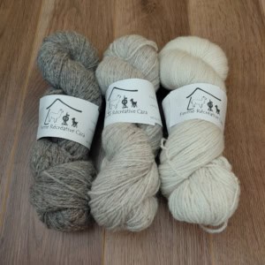 Fil à tricoter en laine Shetland